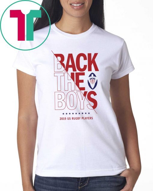 Back the Boys 2019 USA Rugby Players Squad TShirt T-Shirt