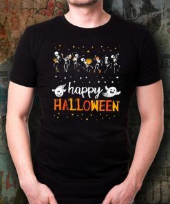 Funny Halloween Costume Happy Halloween Dancing Skeleton T-Shirt