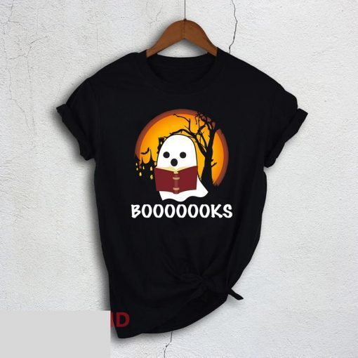 Boo Read Books Halloween Boooooks Tee Shirt