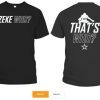 Zeke Who Dallas Cowboys T-Shirts