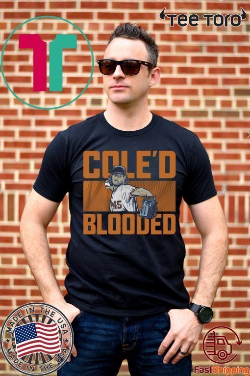 Gerrit Cole Shirt - Cole'd Blooded, MLBPA Licensed Tee