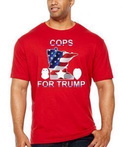 Cops For Donald Trump Minneapolis Police T-Shirt For Mens Womens