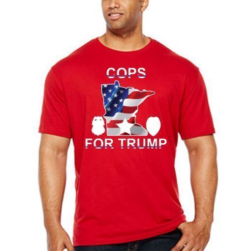 Cops For Donald Trump Minneapolis Police T-Shirt For Mens Womens