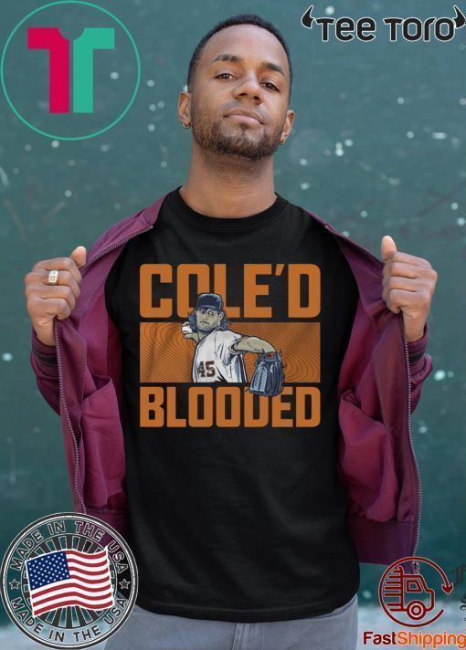 Gerrit Cole Shirt - Cole'd Blooded, MLBPA Licensed Tee