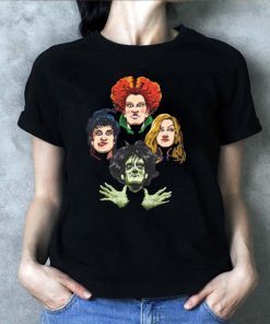 Sanderson Sisters And Zombie Freddie Mercury Bohemian Rhapsody T-Shirt Halloween Costume