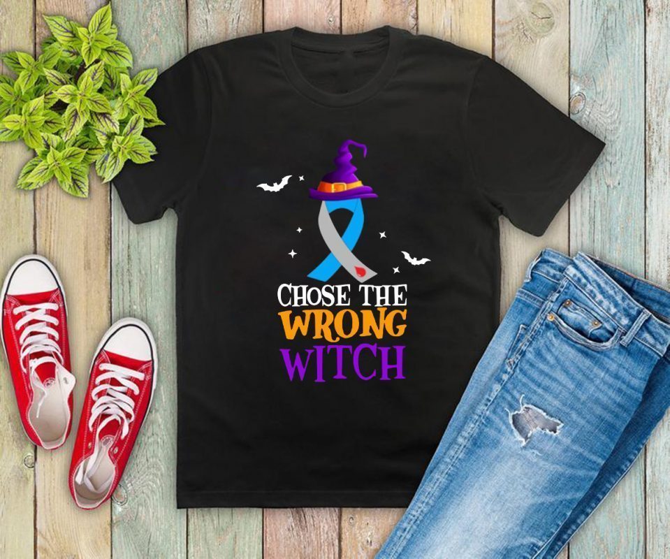 Diabetes Choose The Wrong Witch Halloween T-shirt Nice Gift