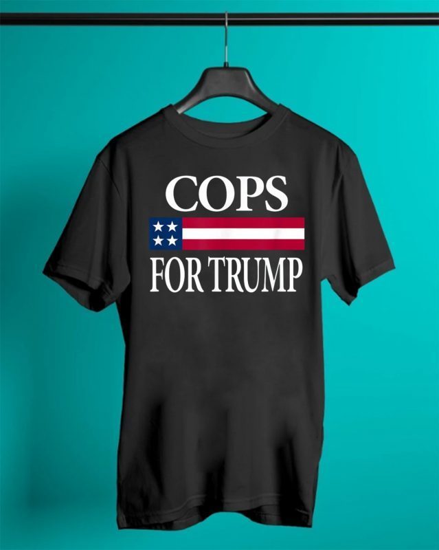 Cops For Trump Minneapolis Police Union USA Flag Gift T-Shirt