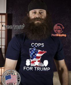 Lt. Bob Kroll Cops for Trump Shirt Wisconsin