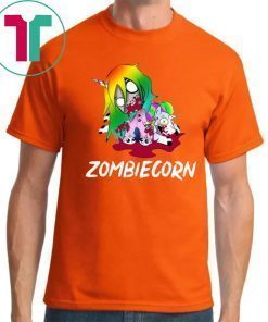 Zombiecorn Creepy Zombie Unicorn Halloween T-shirt For Men Women