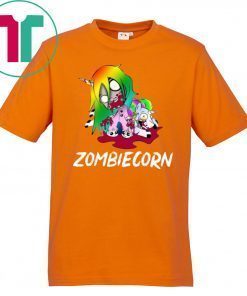 Zombiecorn Creepy Zombie Unicorn Halloween T-shirt For Men Women