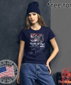 55 years of The Who thank you for the memories 2020 TShirt