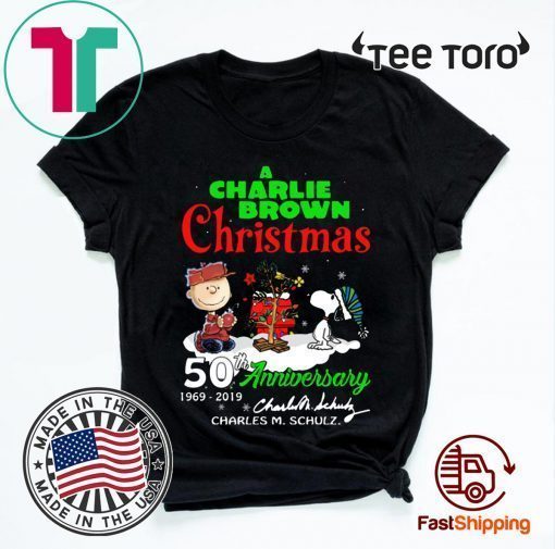 A Charlie Brown Christmas 50th Anniversary t-shirts