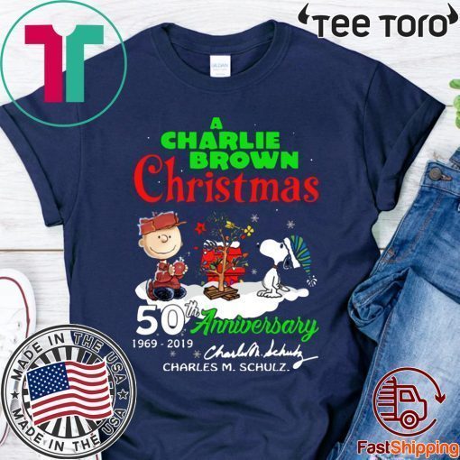 A Charlie Brown Christmas 50th Anniversary t-shirts