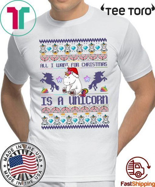 All I Want For Christmas Is A Unicorn Classic T-Shirt