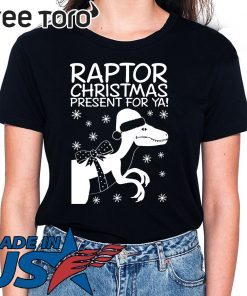 Raptor Christmas Present For Ya Christmas 2020 T-Shirt