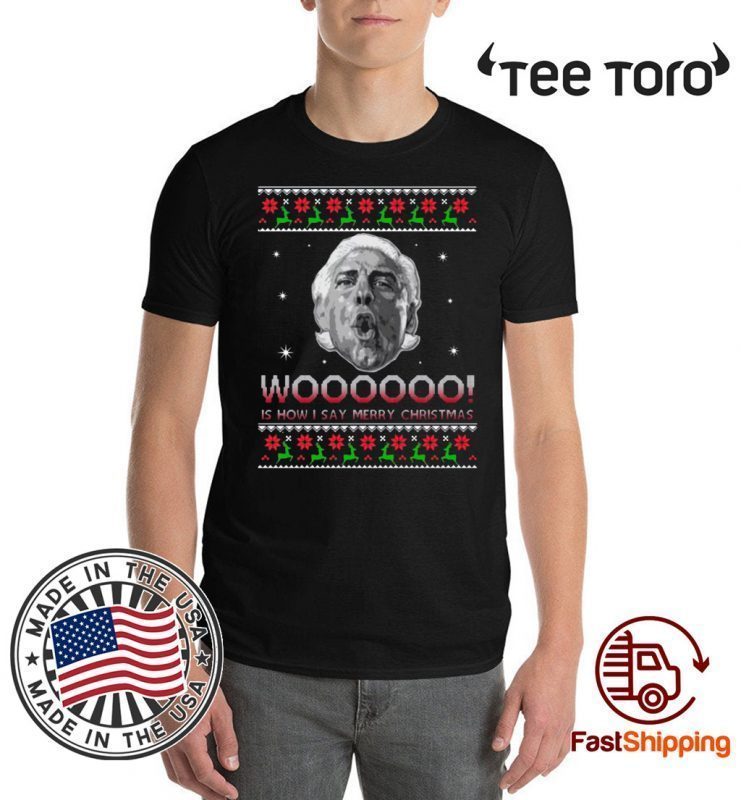 Ric Flair woo Christmas Shirt For Mens Womens