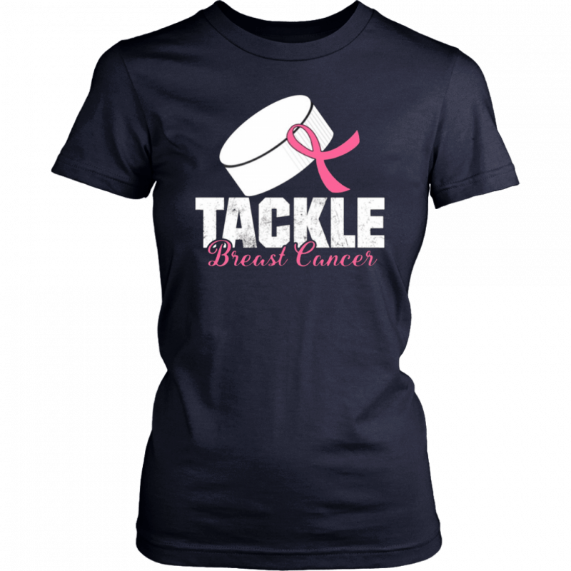 PNG Hockey Tackle Breast Cancer Awareness T-Shirt