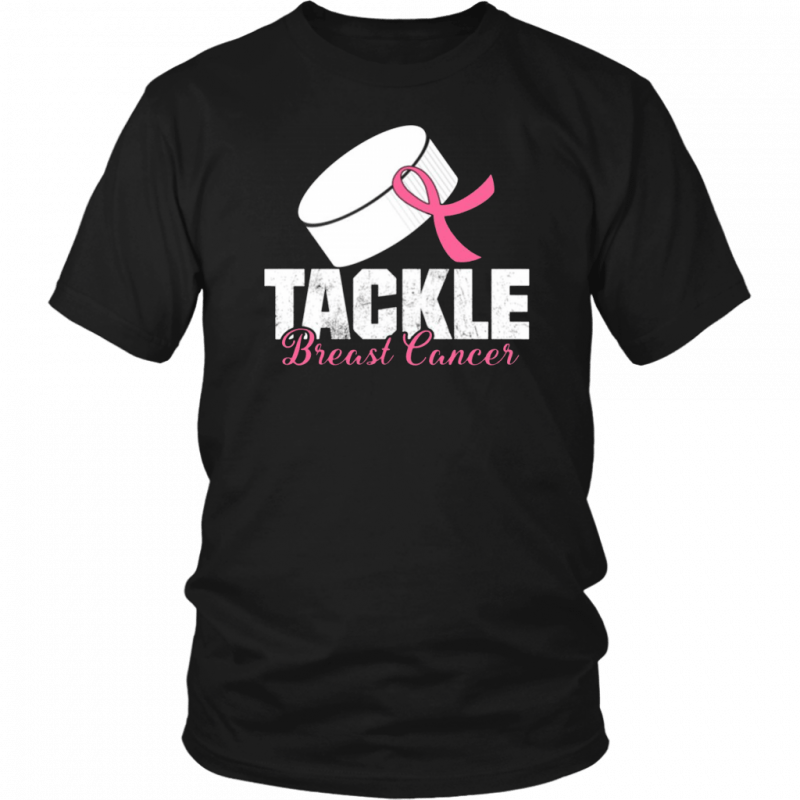 PNG Hockey Tackle Breast Cancer Awareness T-Shirt