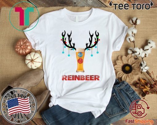 Blue Moon Reinbeer Christmas Shirt - Offcial Tee