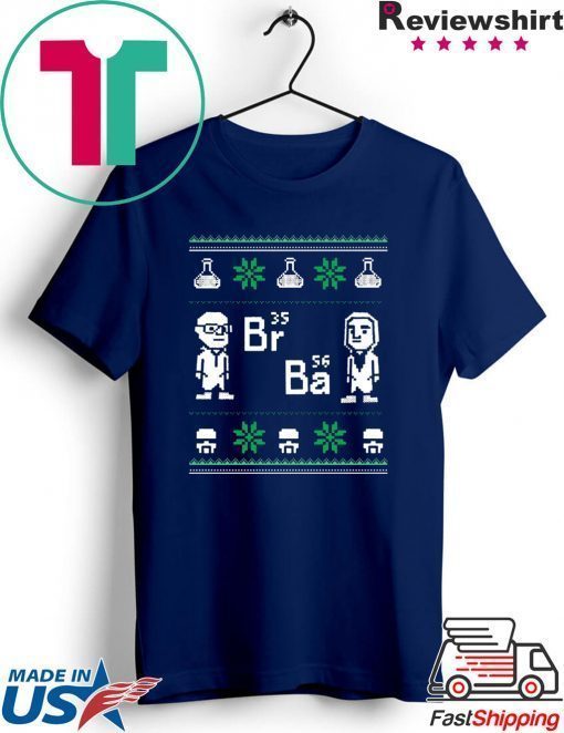 Breaking Bad Br35 Ba56 Christmas T-Shirt