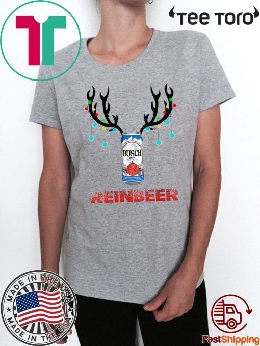 Busch Beer Reinbeer Ugly Christmas 2020 t-shirts