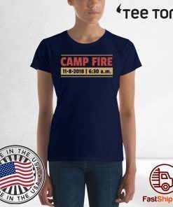 Butte County Camp Fire Survivors California wildfires 2019 T-Shirt