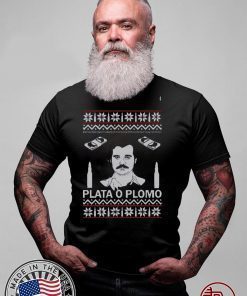 Pablo Escobar Narcos Plata O Plomo Christmas 2020 T-Shirt