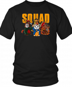 Cats In Killer Squad Costume T-shirt Funny Halloween Gift Tee