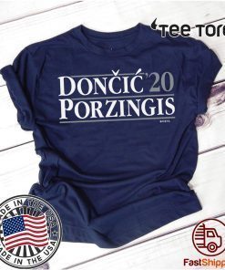 Doncic-Porzingis 2020 Shirt - NBPA Officially Licensed