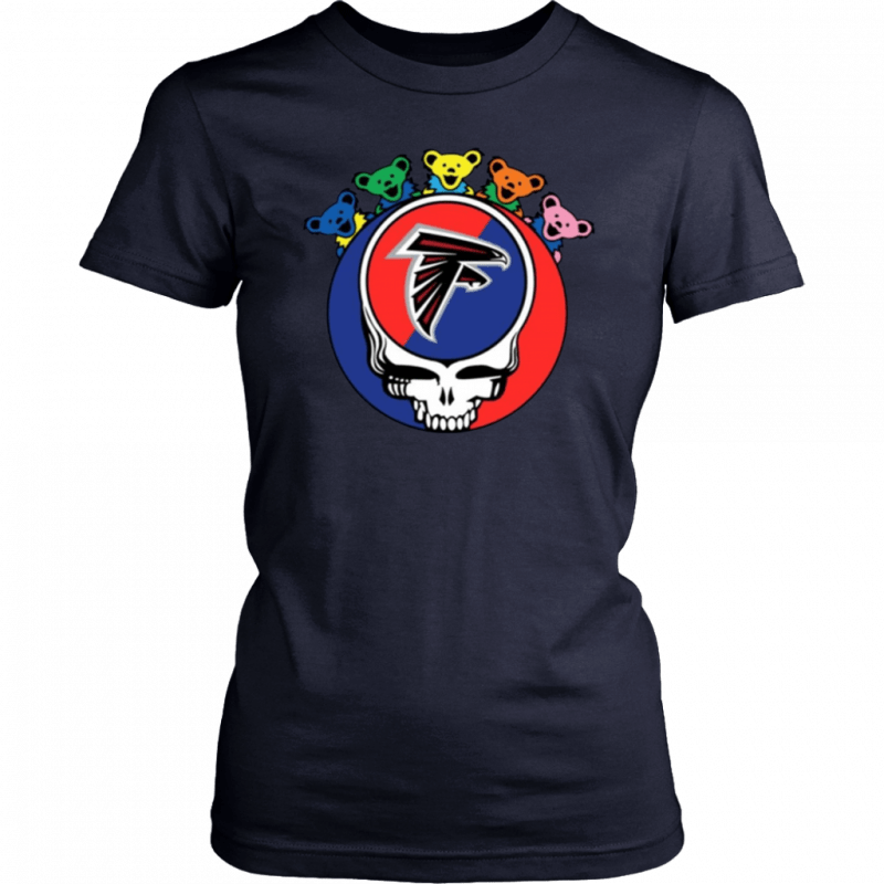 Grateful Dead Mixed With Atlanta Falcons Cool Gift For Fans T-Shirt