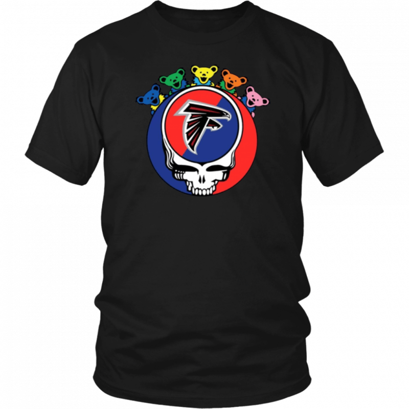 Grateful Dead Mixed With Atlanta Falcons Cool Gift For Fans T-Shirt