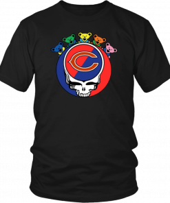 Grateful Dead Mixed With Chicago Bears T-Shirt