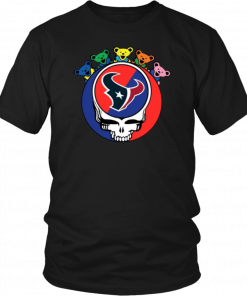 Grateful Dead Mixed With Houston Texans T-Shirt