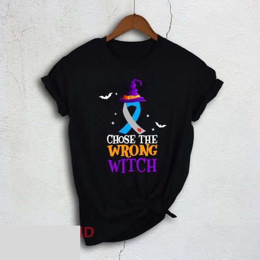 Diabetes Choose The Wrong Witch Halloween T-shirt Nice Gift