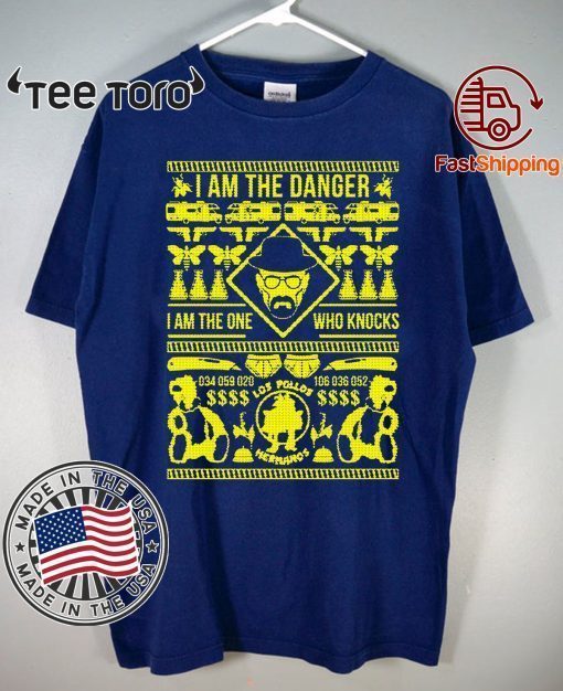 Walter White I am the danger I am the one who knocks Christmas T-Shirt