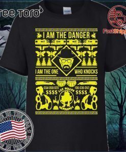 Walter White I am the danger I am the one who knocks Christmas T-Shirt