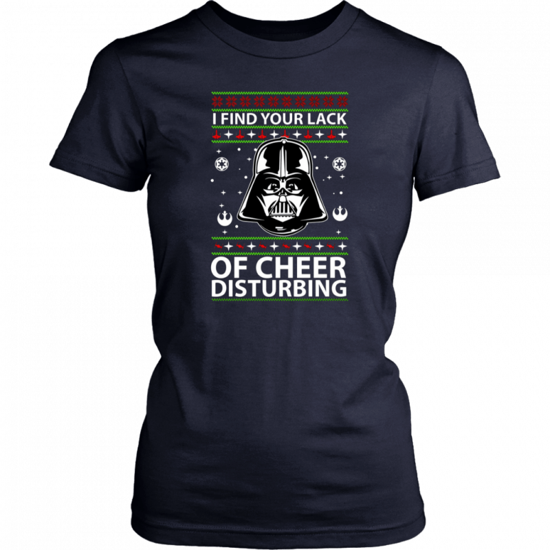 I find Your Lack of Cheer Disturbing Christmas Classic T-Shirt