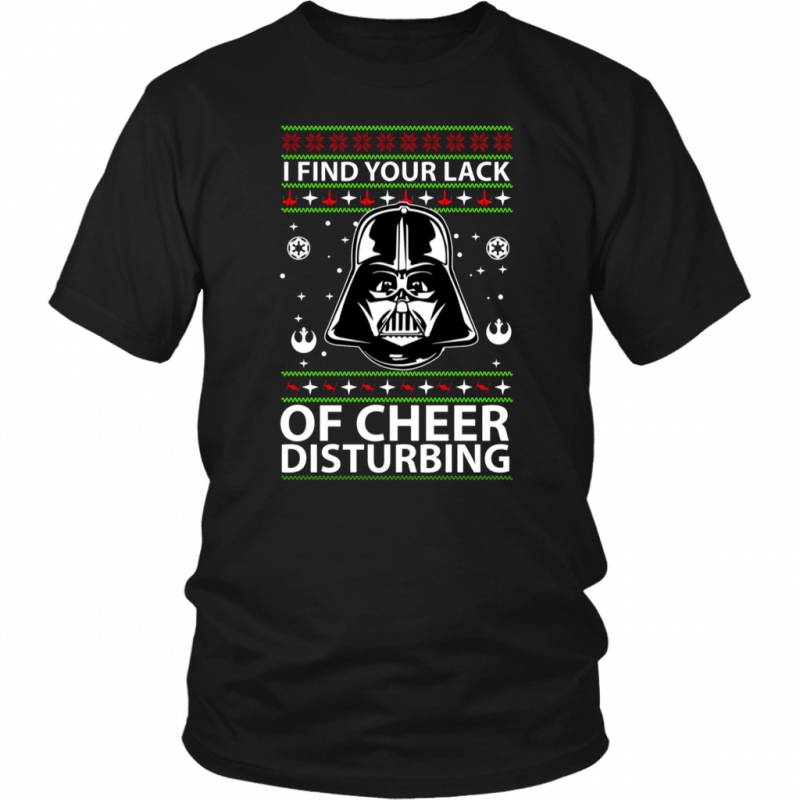 I find Your Lack of Cheer Disturbing Christmas Classic T-Shirt