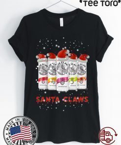 WHITE CLAW SANTA CLAWS HARD SELTZER CHRISTMAS 2020 T-SHIRT