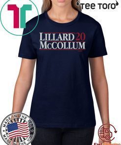 Lillard-McCollum 2020 Tee Shirt - NBPA Officially Licensed