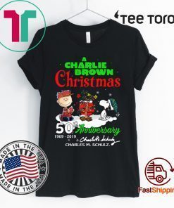 A Charlie Brown Christmas 50th Anniversary t-shirts