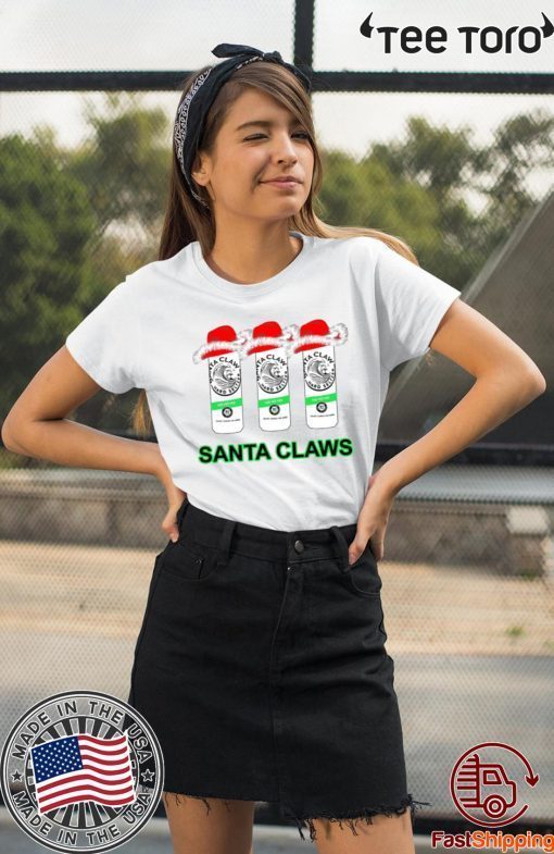 White Claw Santa Claws Hard Seltzer Christmas Shirt