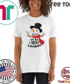 SNOWMAN BLESSED TO BE CALLED GRANNY CHRISTMAS T-SHIRT