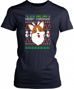 Merry Corgmas Christmas Funny T-Shirt