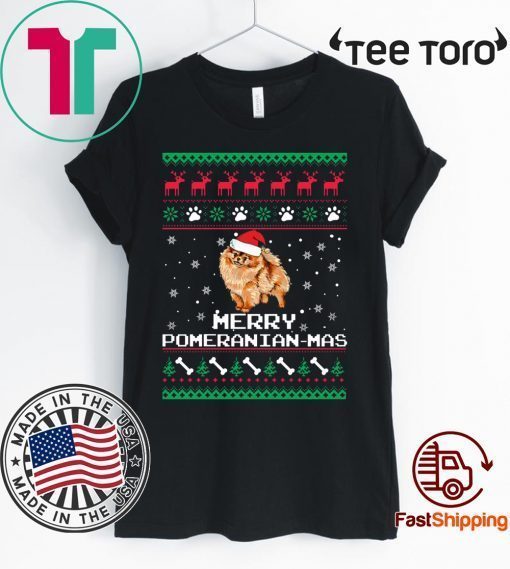 Merry Pomeranian Mas Christmas 2020 T-Shirt