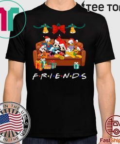 Mickey And Friends Mixed With FRIENDS Christmas 2020 T-Shirt