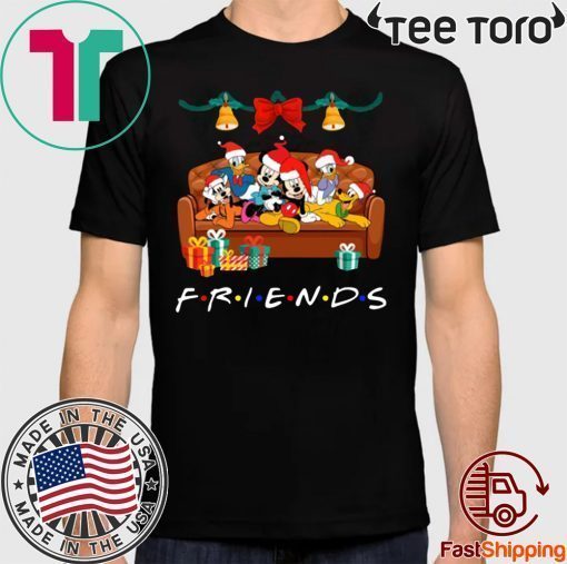 Mickey And Friends Mixed With FRIENDS Christmas 2020 T-Shirt