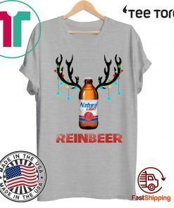 Natural Light Beer Reinbeer Christmas Offcial T-Shirt