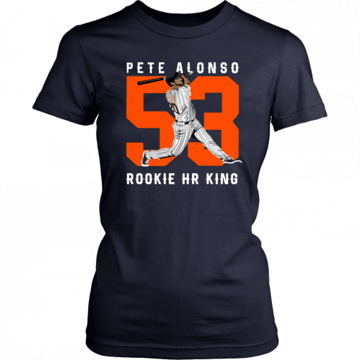 Pete Alonso Rookie Home Run King Offcial T-Shirt