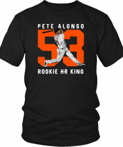 Pete Alonso Rookie Home Run King Offcial T-Shirt